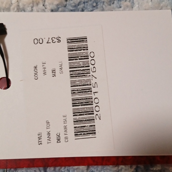 CYCLEBAR NWT Muscle Tank size Small - Picture 2 of 6